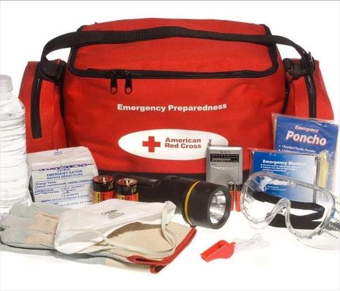 Red Cross emergency ready bag